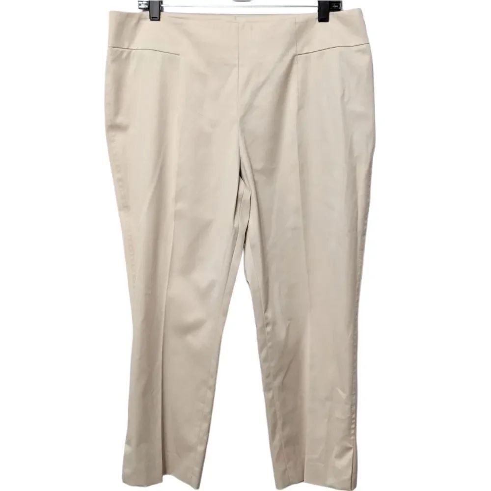 AKRIS PUNTO Cropped Neutral Pants 12